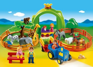 Playmobil - 6754 - Parque de animales infantil