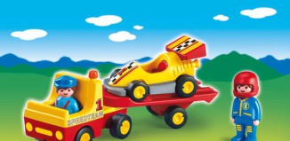 Playmobil - 6761 - Racing Car with Trailer