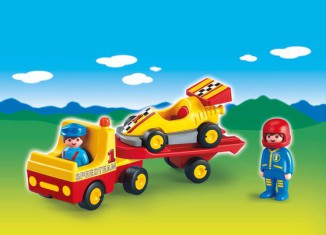 Playmobil - 6761 - Racing Car with Trailer