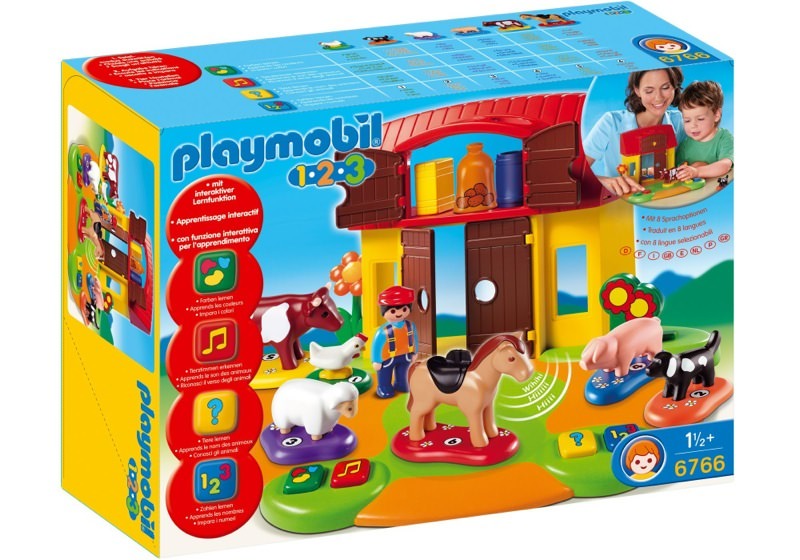 Playmobil 6766 - Interactive Play and Learn 1.2.3 Farm - Box