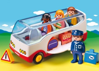 Playmobil - 6773 - 1.2.3 Airport Shuttle Bus