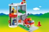 Playmobil - 6777 - 1.2.3 Take Along Fire Station