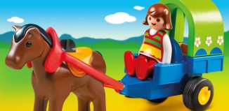 Playmobil - 6779 - Carrito con Poni