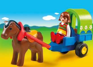 Playmobil - 6779 - 1.2.3 Pony Wagon