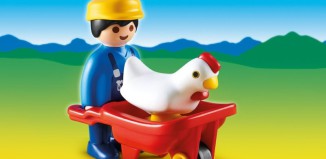 Playmobil - 6793 - Farmer with Wheelbarrow
