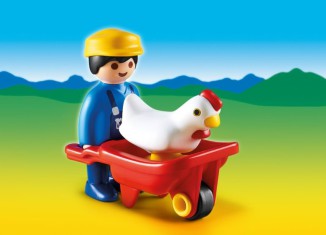 Playmobil - 6793 - Farmer with Wheelbarrow