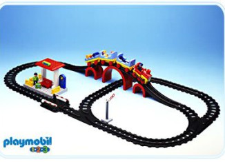 Playmobil - 6905 - Eisenbahn/Bahnhof
