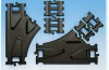 Playmobil - 6955 - Left/Right Switch Tracks