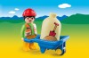 Playmobil - 6961 - Bauarbeiter mit Schubkarre