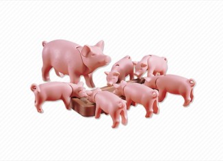 Playmobil - 7021 - Pig and 6 Piglets