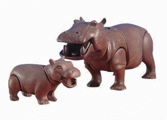 Playmobil - 7220 - Hipopótamo con cría
