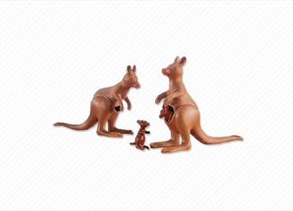 Playmobil - 7226 - 2 Kangaroos with 2 Joeys