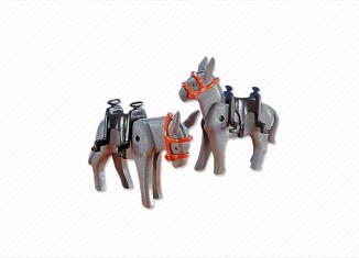 Playmobil - 7239 - 2 Donkeys With Saddles