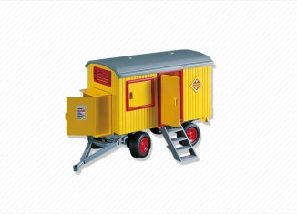 Playmobil - 7242 - Construction Site Trailer