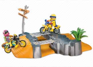 Playmobil - 7396 - Motorrad-Wüstenrallye