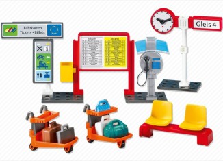 Playmobil - 7449 - Furnishings for Train Station