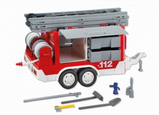 Playmobil - 7485 - Fire Trailer
