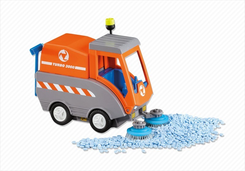 Playmobil Set: 7513 - Road Sweeper - Klickypedia