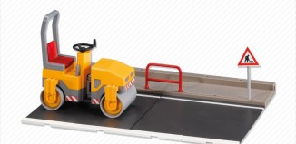 Playmobil - 7514 - Road Roller with Asphalt