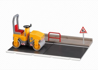 Playmobil - 7514 - Road Roller with Asphalt