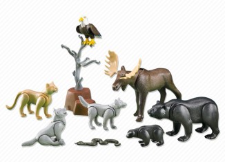 Playmobil - 7530 - Animales De Bosque Norteamericano