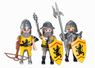 Playmobil - 7535 - 3 Yellow Lion Knights