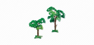 Playmobil - 7632 - 2 Broad-Leafed Trees