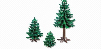 Playmobil - 7725 - 3 Pine Trees