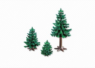 Playmobil - 7725 - 3 Pine Trees