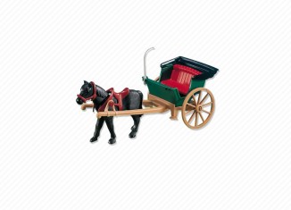 Playmobil - 7834 - Single-axle Wagon with Horse