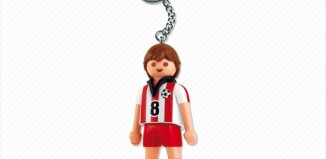Playmobil - 7874 - Schlüsselanhänger Roter Fußballspieler