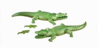 Playmobil - 7894 - 2 Large Alligators with 2 Small Alligators