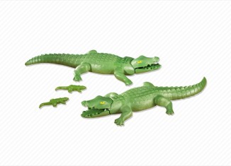 Playmobil - 7894 - 2 Large Alligators with 2 Small Alligators