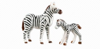 Playmobil - 7898 - Zebra with Foal