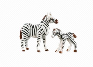 Playmobil - 7898 - Zebra with Foal