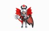Playmobil - 7974 - Anführer der roten Drachenritter