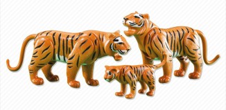 Playmobil - 7997 - 2 Tigers with Cub